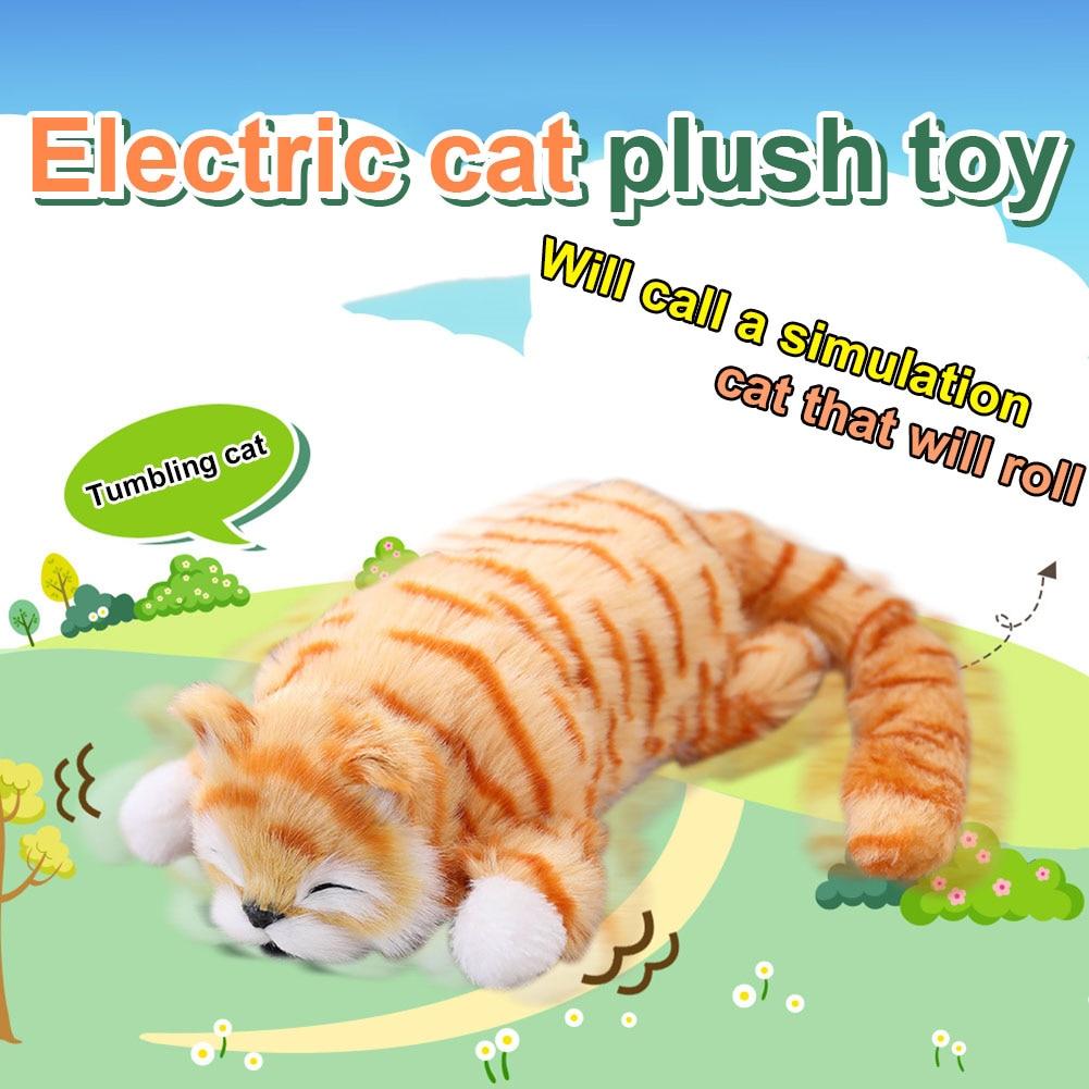 Pet Products Hilarious and Adorable Electric Laughing and Rolling Cat Toy-UlGadget