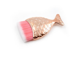 Portable Flat Foundation Mermaid Makeup Brushes Brush-UlGadget