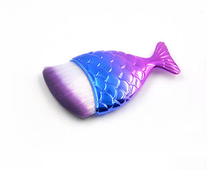 Portable Flat Foundation Mermaid Makeup Brushes Brush-UlGadget