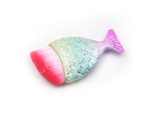 Portable Flat Foundation Mermaid Makeup Brushes Brush-UlGadget