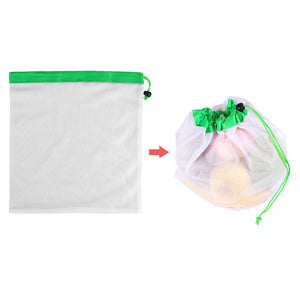 12PCS Reusable Mesh Grocery Storage Organizer Eco Produce Bag-UlGadget