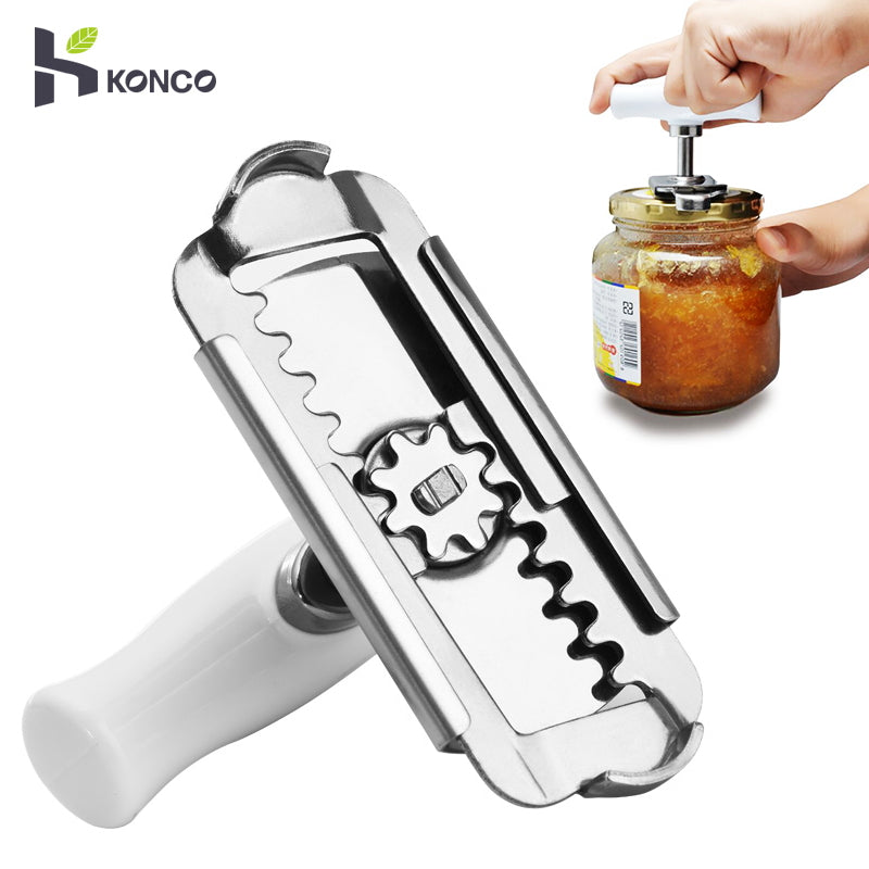 Adjustable Stainless Steel Jar Lid Opener-UlGadget