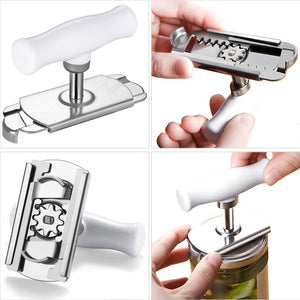 Adjustable Stainless Steel Jar Lid Opener-UlGadget