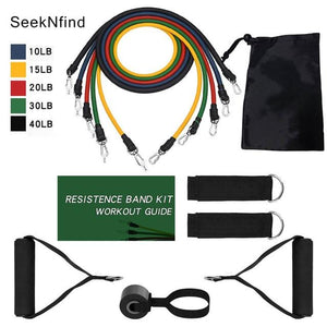 Sports and Entertainment ResiBands™ 11Pc Resistance Bands Set-UlGadget