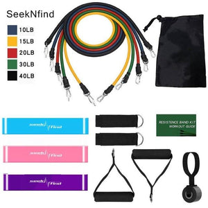 Sports and Entertainment ResiBands™ 11Pc Resistance Bands Set-UlGadget