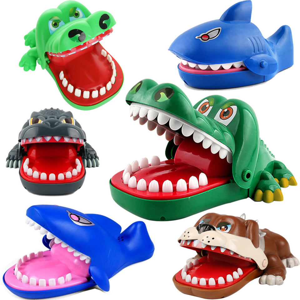 Funny Biting Toys Creative Electric Mouth Bite Game Family Challenge Game Kids Push Teeth Toy Plastic-UlGadget