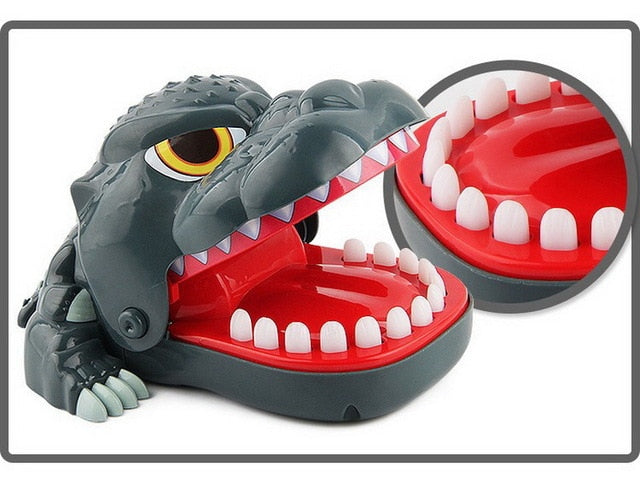 Funny Biting Toys Creative Electric Mouth Bite Game Family Challenge Game Kids Push Teeth Toy Plastic-UlGadget