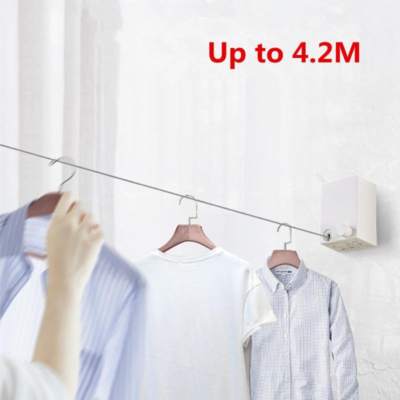 Home and Garden, Appliance Telescopic Stainless String Invisible Clothesline-UlGadget