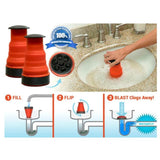 Home and Garden, Appliance SINK BLASTER DRAIN UNCLOGGING TOOL-UlGadget