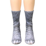 Funny 3D Animals Paw Crew Long Cotton Socks-UlGadget