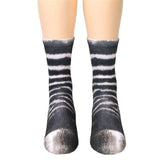 Funny 3D Animals Paw Crew Long Cotton Socks-UlGadget