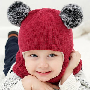 Knitted Winter Bonnet