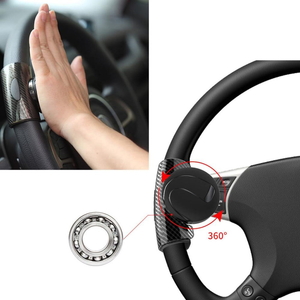 UNIVERSAL 360° STEERING WHEEL BOOSTER KNOB AUTO SPINNER-UlGadget