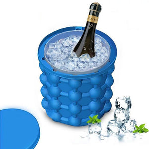 2-IN-1 Silicone Portable Drinking Ice Genie Cube Maker-UlGadget