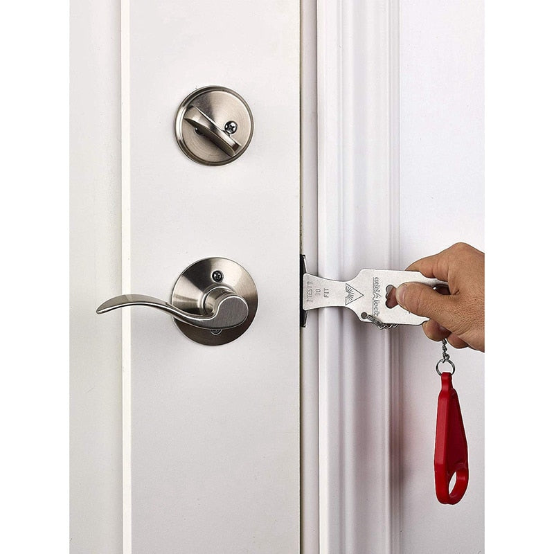 Portable Hotel Door Lock Self-Defense Door Stop Travel-UlGadget