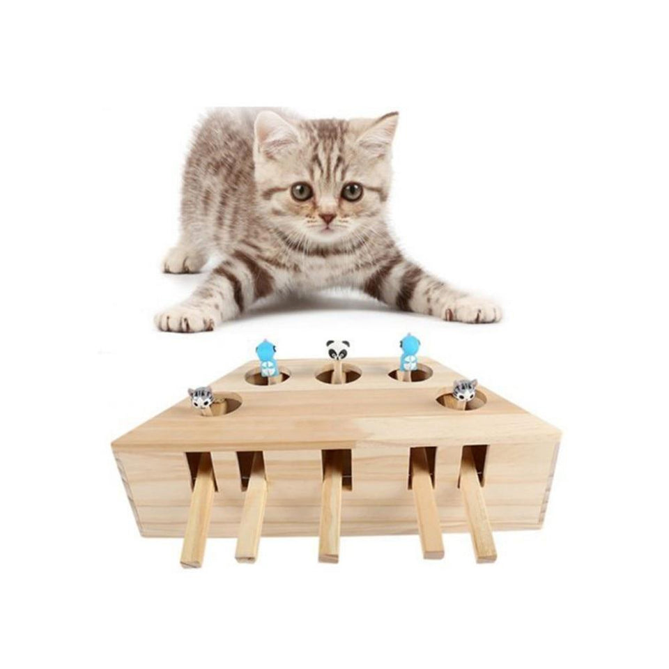 Pet Products WOODEN CAT WHACK-UlGadget