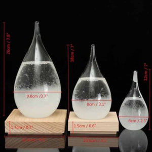 Weather Forecast Storm Glass Crystal Christmas New Year Gift Art Decor-UlGadget