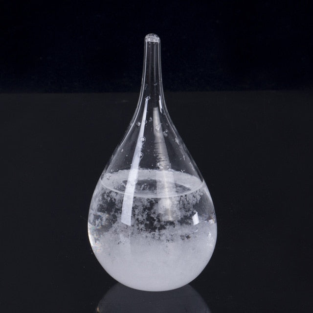 Weather Forecast Storm Glass Crystal Christmas New Year Gift Art Decor-UlGadget