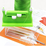 DIY Needlework Hand Needle Threader with 5PCS Sewing Needle Threader-UlGadget