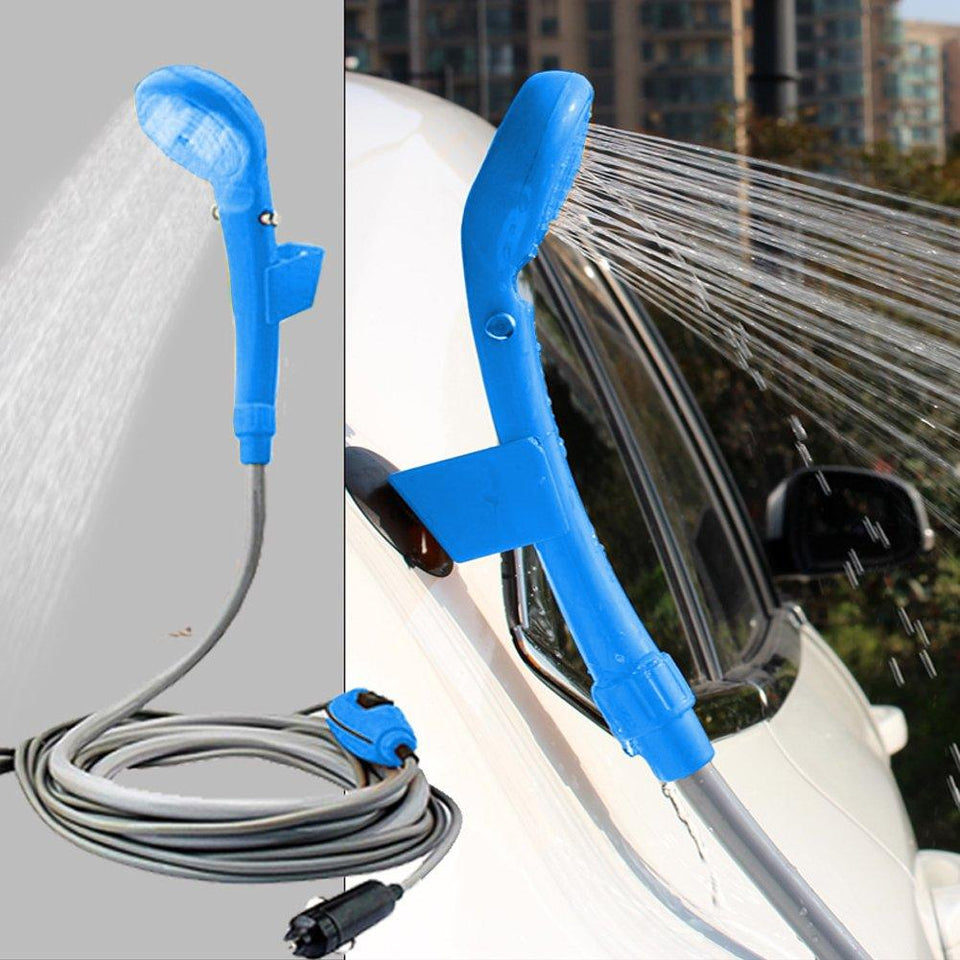 Wilove Portable Outdoor Shower Green, Blue Water-resistant Light Weight-UlGadget